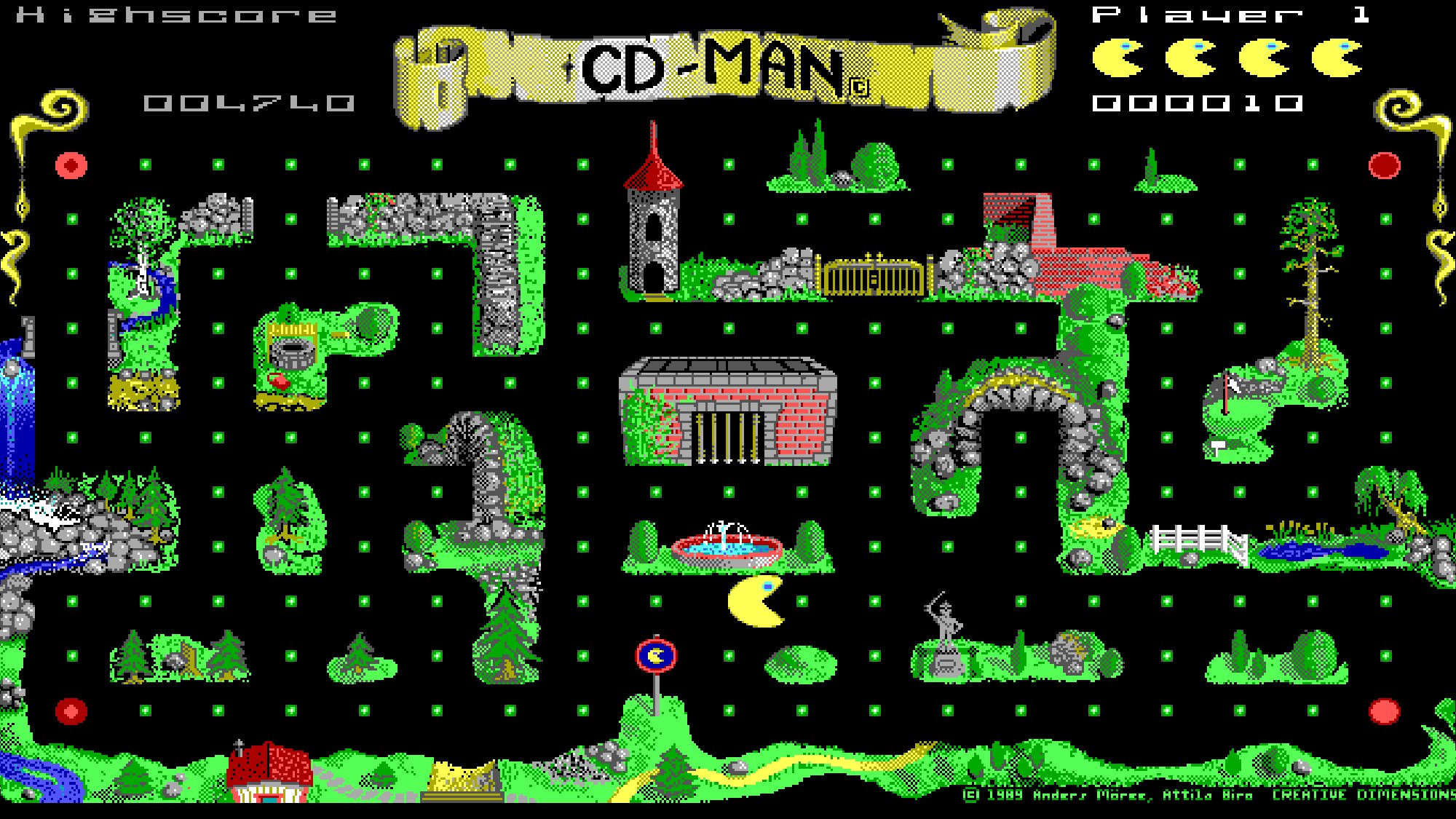 Version 1 (1989): the same board in 16 EGA colours